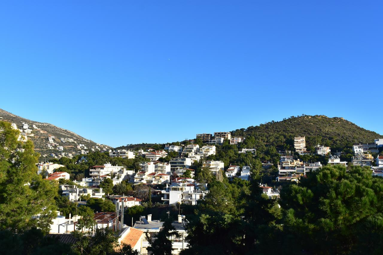 El Mar, 2 Bdr Seaview Apartment, 7 Min From Beach Lagonisi Exterior foto