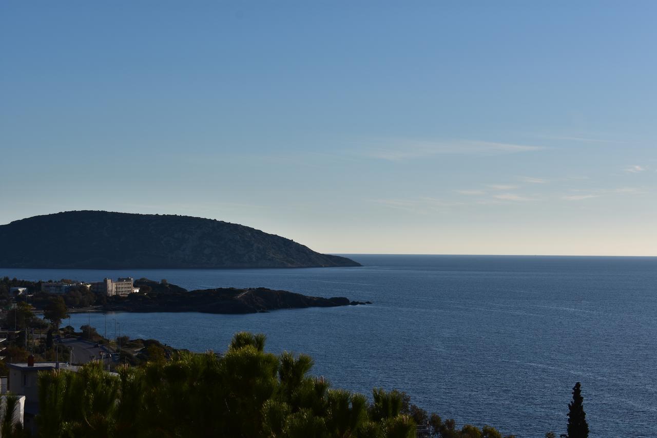 El Mar, 2 Bdr Seaview Apartment, 7 Min From Beach Lagonisi Exterior foto