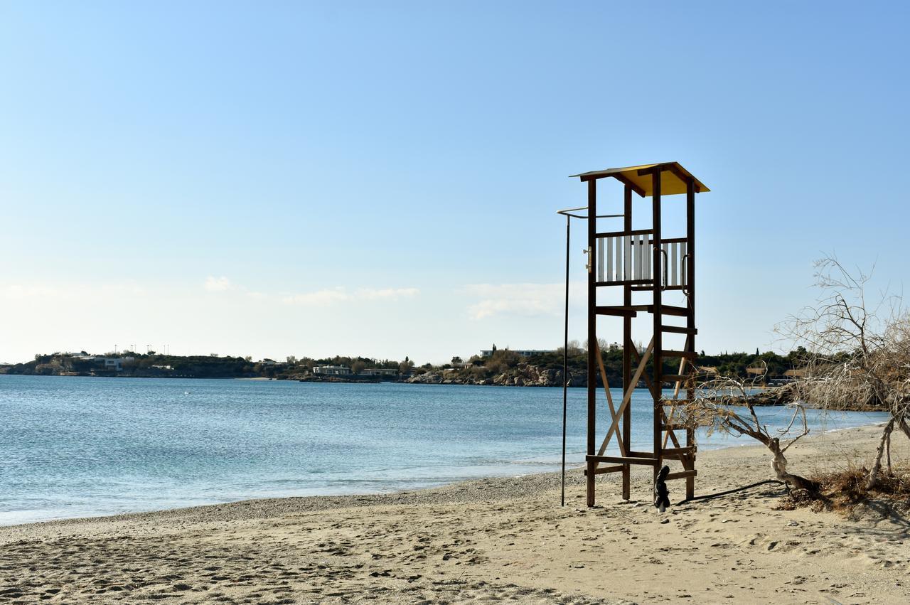 El Mar, 2 Bdr Seaview Apartment, 7 Min From Beach Lagonisi Exterior foto